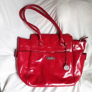 Grace Adele Red Handbag